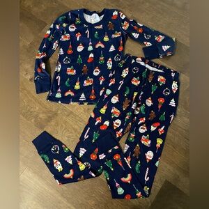 Hanna Andersson Christmas Ornament Pajama Set